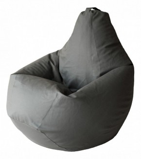 Кресло-мешок Серая ЭкоКожа 3XL 150*110 см в Нытве - nytva.mebel24.online | фото