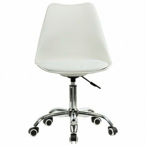 Кресло стул BRABIX "Eames MG-310 CH", хром, пластик белый, экокожа белая, 532923 в Нытве - nytva.mebel24.online | фото 1