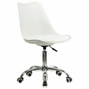 Кресло стул BRABIX "Eames MG-310 CH", хром, пластик белый, экокожа белая, 532923 в Нытве - nytva.mebel24.online | фото 2