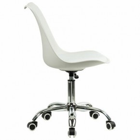 Кресло стул BRABIX "Eames MG-310 CH", хром, пластик белый, экокожа белая, 532923 в Нытве - nytva.mebel24.online | фото 3