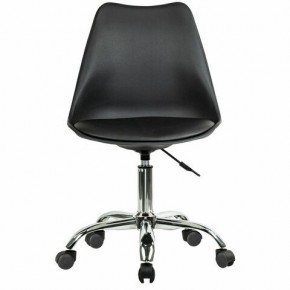 Кресло стул BRABIX "Eames MG-310 CH", хром, пластик черный, экокожа черная, 532925 в Нытве - nytva.mebel24.online | фото 1