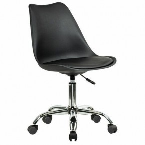 Кресло стул BRABIX "Eames MG-310 CH", хром, пластик черный, экокожа черная, 532925 в Нытве - nytva.mebel24.online | фото 2