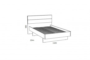 Кровать 1200х2000 "Морти" НМ 041.20 Х с основанием в Нытве - nytva.mebel24.online | фото 7
