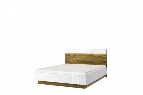 Кровать 160 с подъемником, TORINO, цвет белый/Дуб наварра в Нытве - nytva.mebel24.online | фото