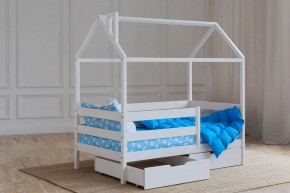 Кровать-домик 80*160 Белый в Нытве - nytva.mebel24.online | фото 3