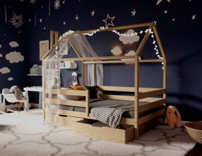 Кровать-домик 80*190 без покраски в Нытве - nytva.mebel24.online | фото