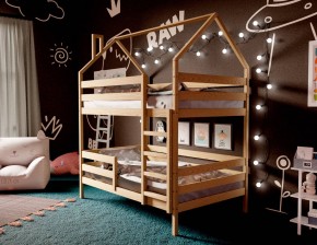 Кровать-домик двухъярусная 80*190 без покраски в Нытве - nytva.mebel24.online | фото 2