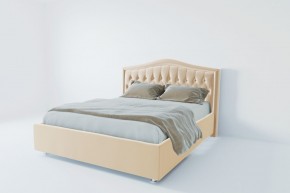 Кровать Калининград с ПМ 1400 (экокожа бежевая) в Нытве - nytva.mebel24.online | фото 2