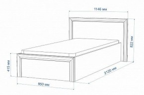 Кровать односпальная Нобиле Кр-90 в Нытве - nytva.mebel24.online | фото 2