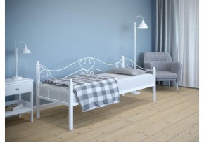 Кровать Венеция 90х190 белый муар в Нытве - nytva.mebel24.online | фото