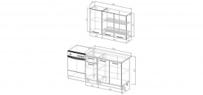 Кухонный гарнитур Антик 1200 (Стол. 38мм) в Нытве - nytva.mebel24.online | фото 2