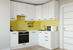 Кухонный гарнитур Белый Глянец 2200*1600 h950 (Стол. 26мм) в Нытве - nytva.mebel24.online | фото