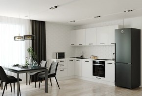 Кухонный гарнитур Белый Глянец 2600*1600 (Стол. 38мм) в Нытве - nytva.mebel24.online | фото