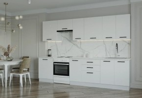 Кухонный гарнитур Белый Глянец 3000 (Стол. 26мм) в Нытве - nytva.mebel24.online | фото 1