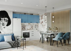Кухонный гарнитур Капри 2550 (Стол. 26мм) в Нытве - nytva.mebel24.online | фото