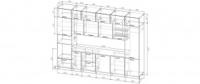 Кухонный гарнитур Санторини 3400 (Стол. 38мм) в Нытве - nytva.mebel24.online | фото 2