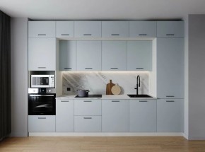 Кухонный гарнитур Смоки 3400 (Стол. 26мм) в Нытве - nytva.mebel24.online | фото
