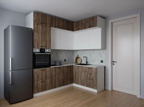 Кухонный гарнитур Старое Дерево 2200*1700 (Стол. 26мм) в Нытве - nytva.mebel24.online | фото 1