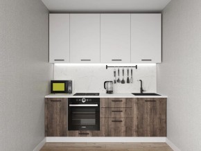 Кухонный гарнитур Старое Дерево 2200 h950 (Стол. 26мм) в Нытве - nytva.mebel24.online | фото 1