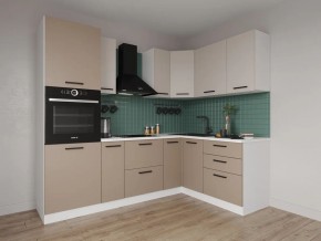 Кухонный гарнитур угловой Каппучино 2400*1600 (Стол. 38мм) в Нытве - nytva.mebel24.online | фото