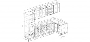 Кухонный гарнитур угловой Капри 3200х1400 (Стол. 38мм) в Нытве - nytva.mebel24.online | фото 2