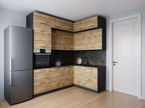 Кухонный гарнитур угловой Крафт 2200*1700 (Стол. 26мм) в Нытве - nytva.mebel24.online | фото 1