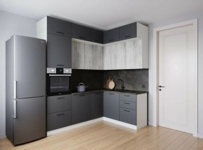 Кухонный гарнитур угловой Санторини 2200*1700 (Стол. 26мм) в Нытве - nytva.mebel24.online | фото 1