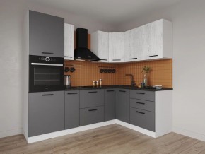 Кухонный гарнитур угловой Санторини 2400*1600 (Стол. 38мм) в Нытве - nytva.mebel24.online | фото