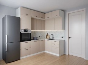 Кухонный гарнитур угловой Шампань 2200*1700 (Стол. 38мм) в Нытве - nytva.mebel24.online | фото