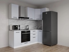 Кухонный гарнитур угловой Смоки 2200*1000 (Стол. 38 мм) в Нытве - nytva.mebel24.online | фото