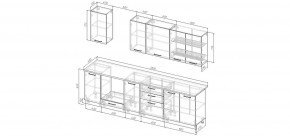 Кухонный гарнитур Умбра 2800 (Стол. 26мм) в Нытве - nytva.mebel24.online | фото 2