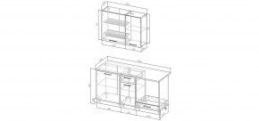 Кухонный гарнитур Виола 1600 (Стол. 26мм) в Нытве - nytva.mebel24.online | фото 2