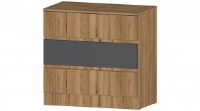 ЛЕНОРА Комод 3 ящика (графит) в Нытве - nytva.mebel24.online | фото