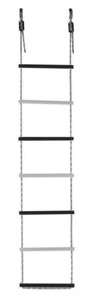 Лестница веревочная 7 перекладин цв.черный, белый D=25  в Нытве - nytva.mebel24.online | фото