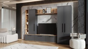 ЛЕВАНТЕ Гостиная (дуб вотан/графит) в Нытве - nytva.mebel24.online | фото