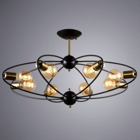 Люстра на штанге Arte Lamp Glasgow A1963PL-8BK в Нытве - nytva.mebel24.online | фото 2