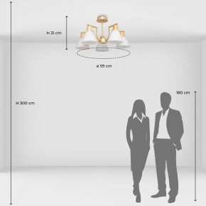 Люстра на штанге De City Дэла 45 635016505 в Нытве - nytva.mebel24.online | фото 6