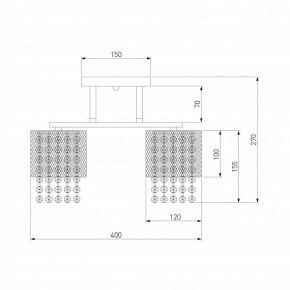 Люстра на штанге Eurosvet Bonnie 30137/3 золото в Нытве - nytva.mebel24.online | фото 4