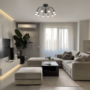 Люстра на штанге Eurosvet Ragno 90035/10 LED черный в Нытве - nytva.mebel24.online | фото 5