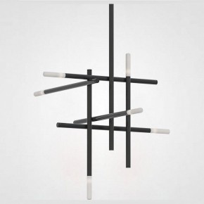 Люстра на штанге Imperiumloft Traverse Black TRAVERSE01 в Нытве - nytva.mebel24.online | фото
