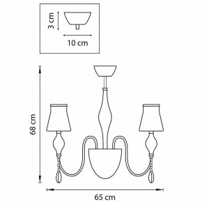 Люстра на штанге Lightstar Escica 806050 в Нытве - nytva.mebel24.online | фото 6