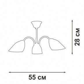 Люстра на штанге Vitaluce V3335 V3335-7/3PL в Нытве - nytva.mebel24.online | фото 3