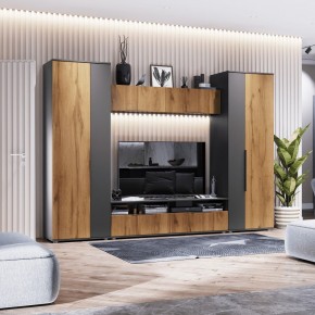 МОНИКА Гостиная 3000 (темно серый) в Нытве - nytva.mebel24.online | фото 1