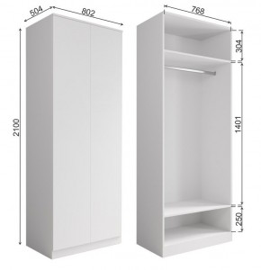 МОРИ МШ 800.1 Шкаф (графит) в Нытве - nytva.mebel24.online | фото 2