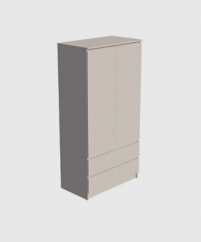 МОРИ МШ 900.1 Шкаф с 2-мя дв. и 2-мя ящ. (Сатин) в Нытве - nytva.mebel24.online | фото 2