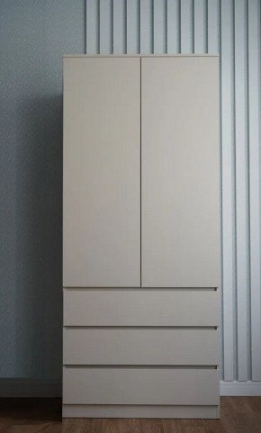 МОРИ МШ 900.2 Шкаф с 2-мя дв. и 3-мя ящ. ВЫСОКИЙ (Сатин) в Нытве - nytva.mebel24.online | фото