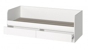 МС "Хилтон" Кровать 0,8 (Белый текстурный) 800*2000 в Нытве - nytva.mebel24.online | фото