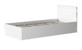 МС "Хилтон" Кровать 0,9 (Белый текстурный) 900*2000 в Нытве - nytva.mebel24.online | фото