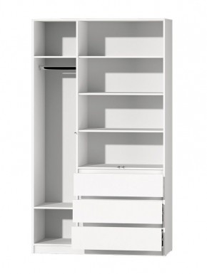 МС "Хилтон" Шкаф №2 1200 (Белый текстурный) в Нытве - nytva.mebel24.online | фото 3