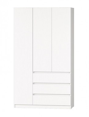 МС "Хилтон" Шкаф №2 1200 (Белый текстурный) в Нытве - nytva.mebel24.online | фото